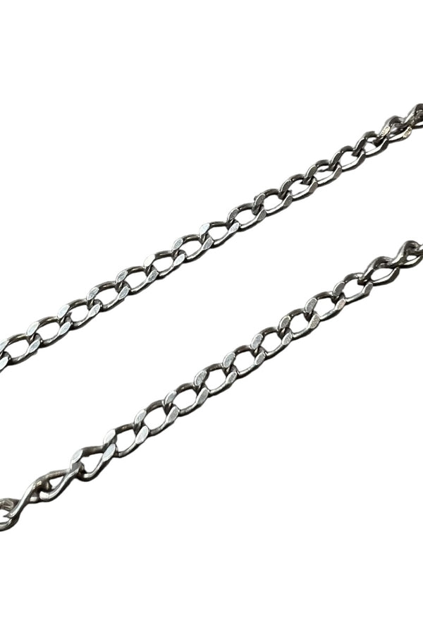 MADE IN ITALY 925 SILVER NECKLACE / SILVER [SIZE: ONE SIZE USED]