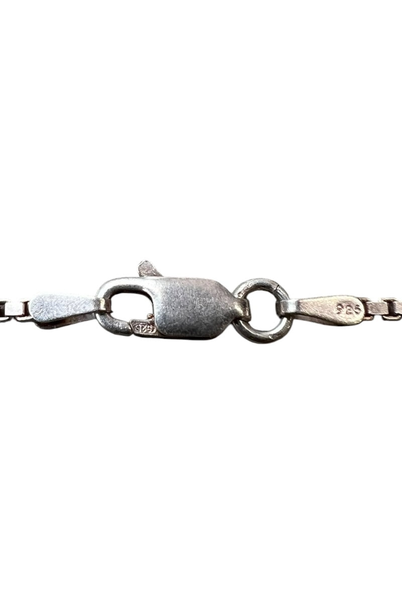 MADE IN ITALY 925 SILVER NECKLACE / SILVER [SIZE: ONE SIZE USED]