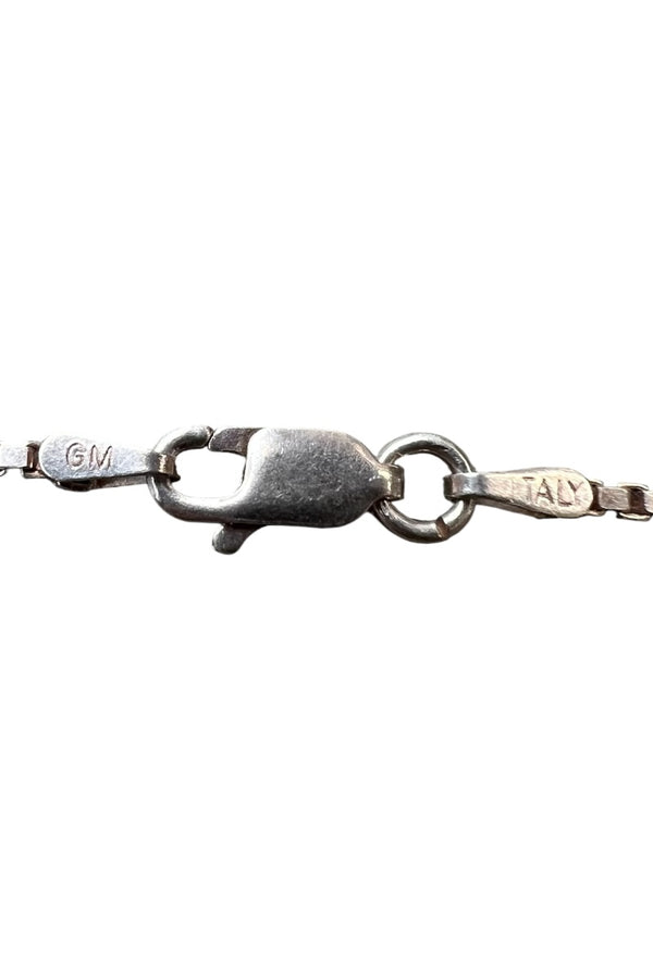 MADE IN ITALY 925 SILVER NECKLACE / SILVER [SIZE: ONE SIZE USED]