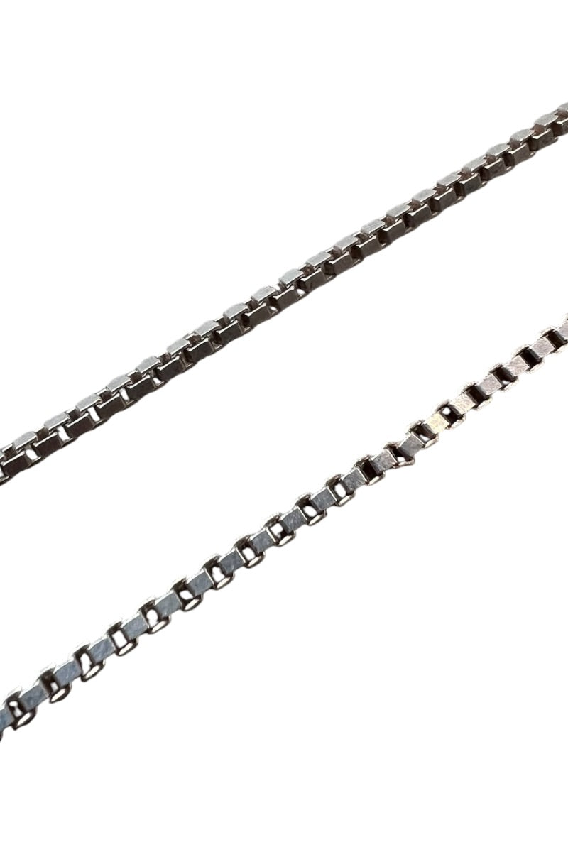 MADE IN ITALY 925 SILVER NECKLACE / SILVER [SIZE: ONE SIZE USED]