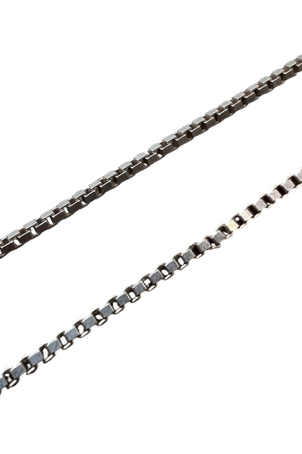MADE IN ITALY 925 SILVER NECKLACE / SILVER [SIZE: ONE SIZE USED]