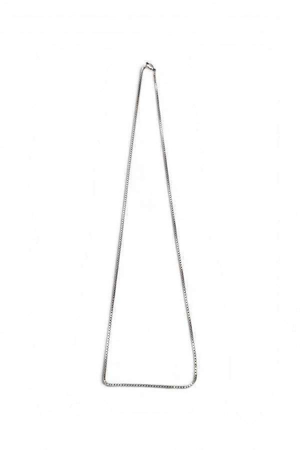 MADE IN ITALY 925 SILVER NECKLACE / SILVER [SIZE: ONE SIZE USED]