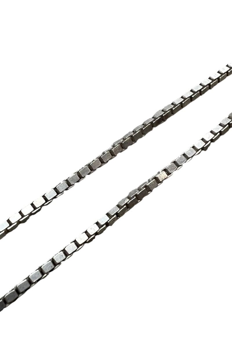 MADE IN ITALY 925 SILVER NECKLACE / SILVER [SIZE: ONE SIZE USED]