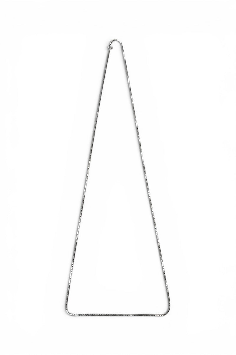 MADE IN ITALY 925 SILVER NECKLACE / SILVER [SIZE: ONE SIZE USED]