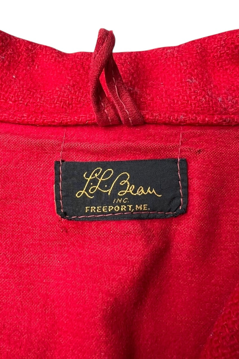 50'S WOOL HUNTING JACKET 黒筆記体タグ / RED [SIZE: L USED]