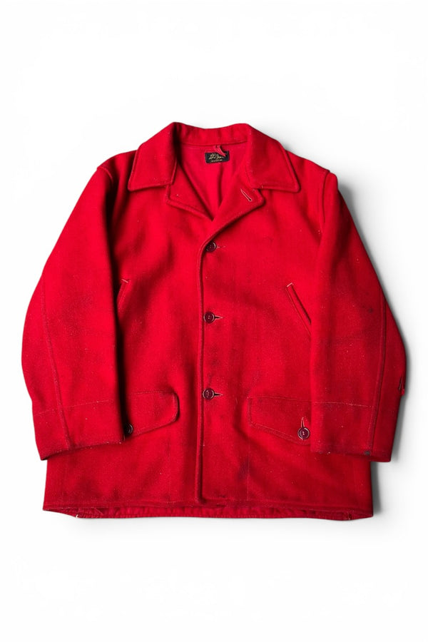 50'S WOOL HUNTING JACKET 黒筆記体タグ / RED [SIZE: L USED]
