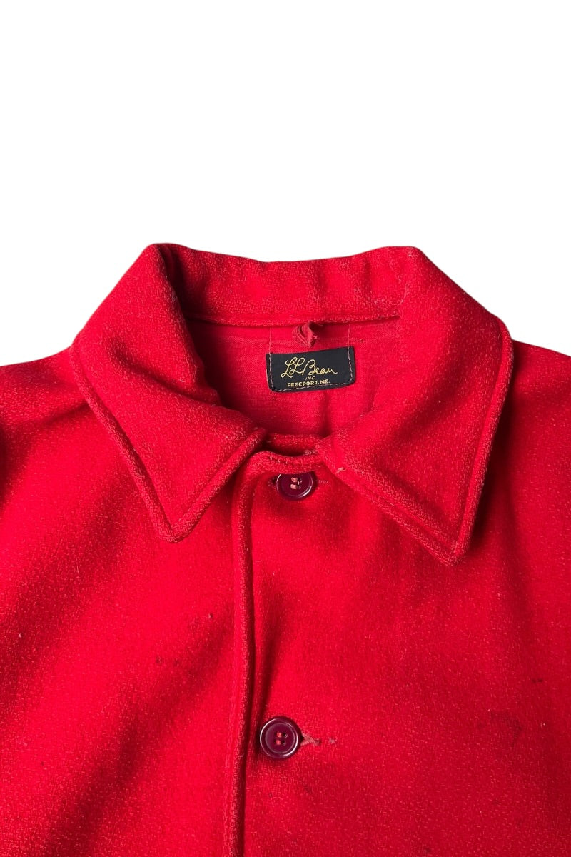 50'S WOOL HUNTING JACKET 黒筆記体タグ / RED [SIZE: L USED]
