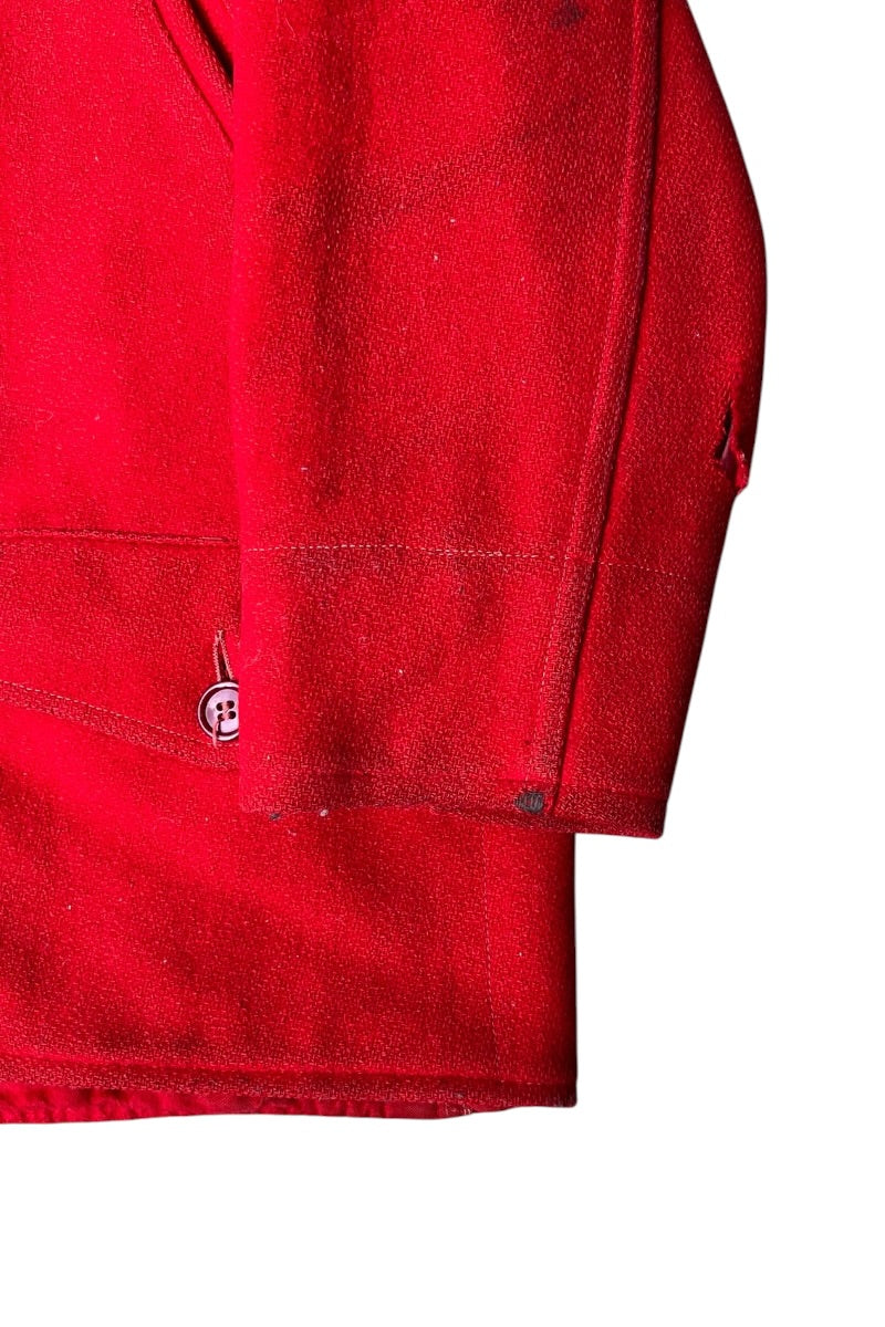 50'S WOOL HUNTING JACKET 黒筆記体タグ / RED [SIZE: L USED]