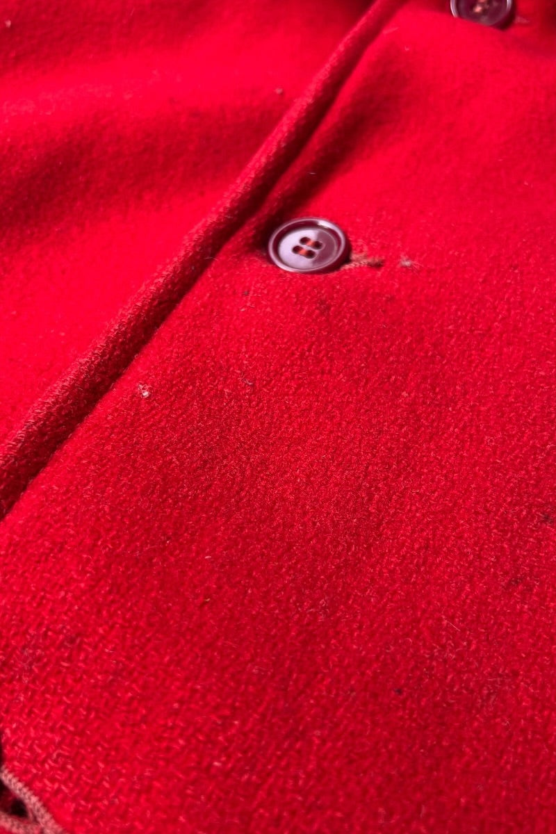 50'S WOOL HUNTING JACKET 黒筆記体タグ / RED [SIZE: L USED]