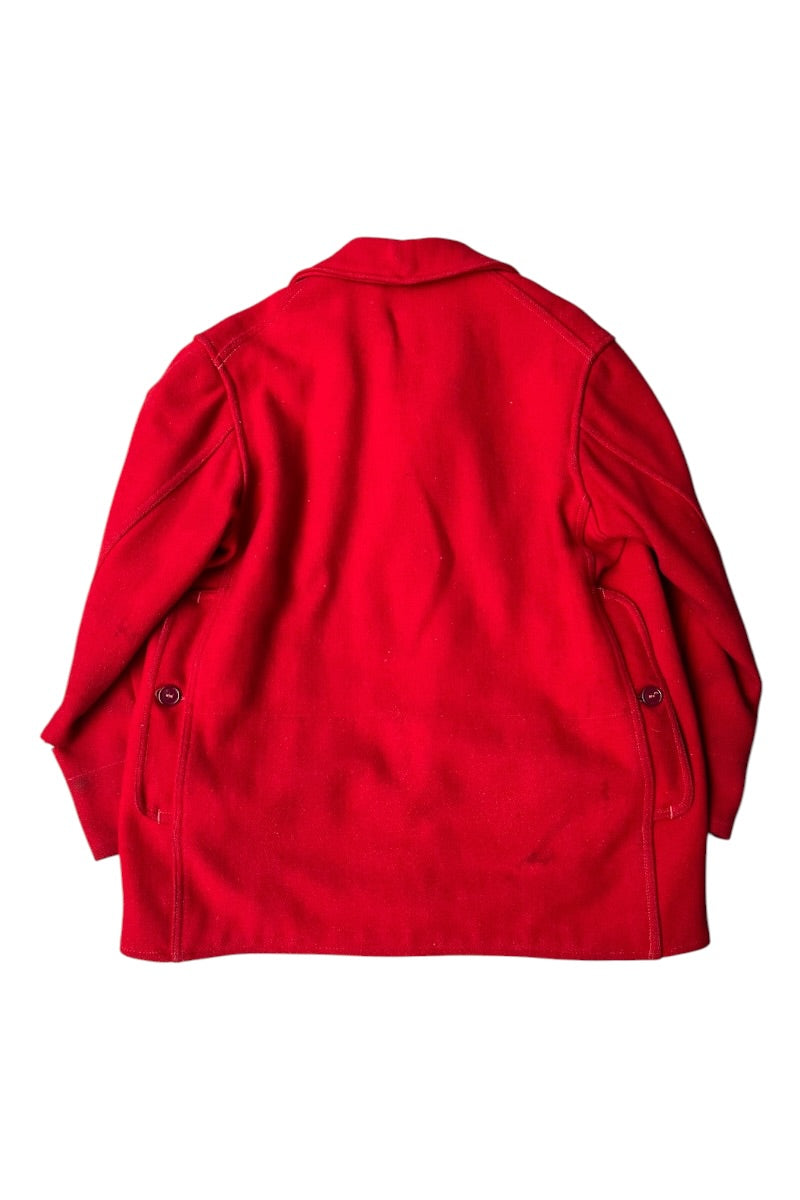 50'S WOOL HUNTING JACKET 黒筆記体タグ / RED [SIZE: L USED]