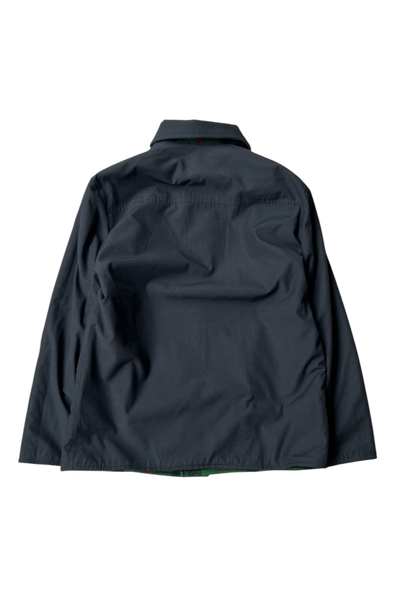 80'S RIVERSIBLE WOOL JACKET / GREEN [SIZE: L USED]