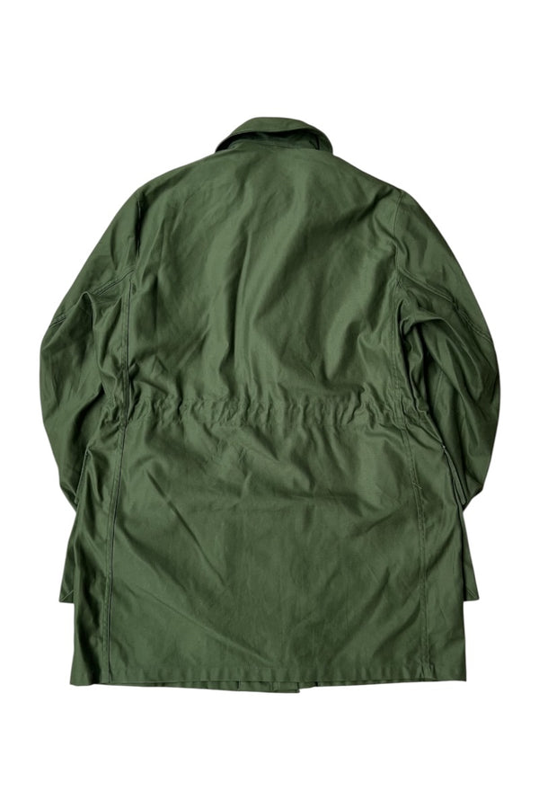 SWEDISH ARMY COAT / OLIVE [SIZE: C46 USED]