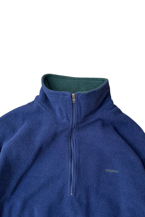 99'S CAPILENE HALF ZIP FLEECE JACKET / NAVY [SIZE: L USED]
