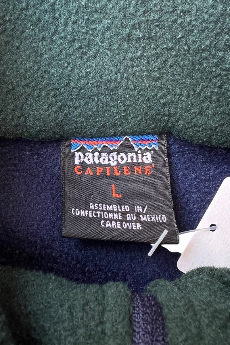 99'S CAPILENE HALF ZIP FLEECE JACKET / NAVY [SIZE: L USED]