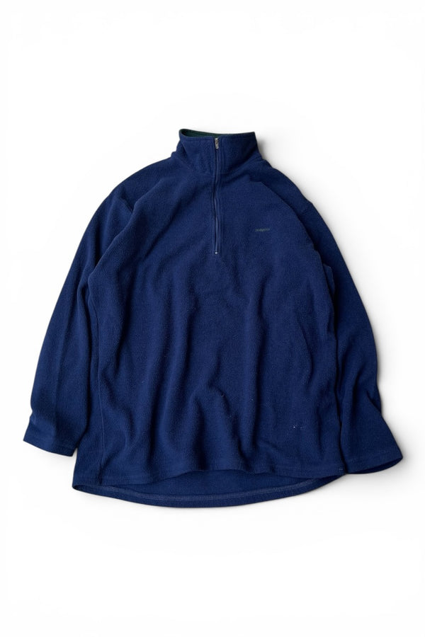 99'S CAPILENE HALF ZIP FLEECE JACKET / NAVY [SIZE: L USED]