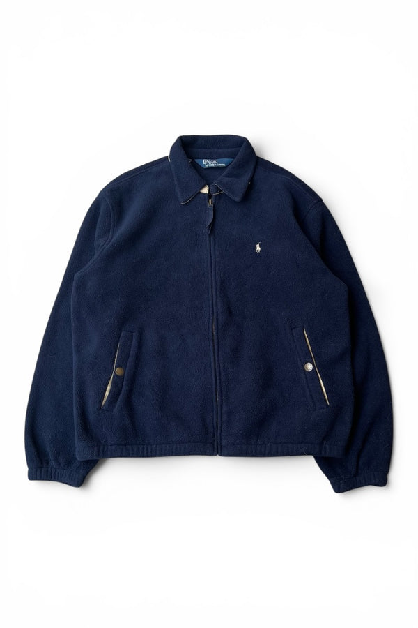 90'S POLARTEC FLEECE JACKET / NAVY [SIZE: L USED]