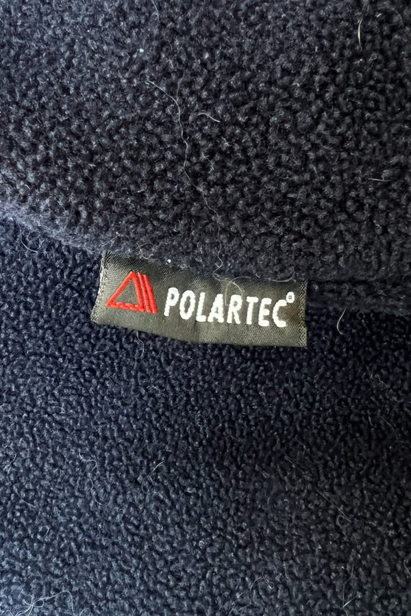 90'S POLARTEC FLEECE JACKET / NAVY [SIZE: L USED]