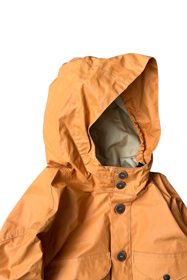 MADE IN USA RUBBER COATING PULLOVER JACKET / YELLOW [SIZE: S USED]