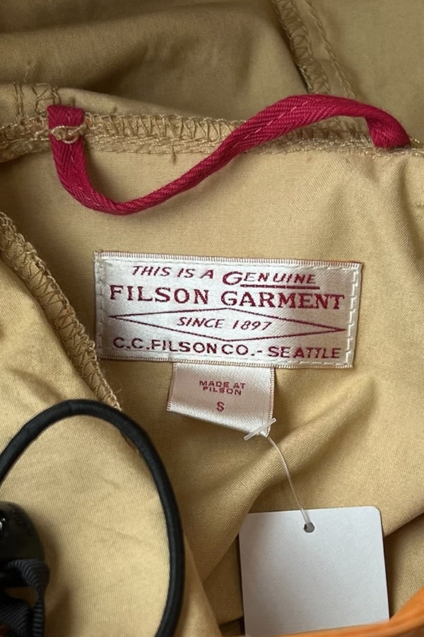 MADE IN USA RUBBER COATING PULLOVER JACKET / YELLOW [SIZE: S USED]