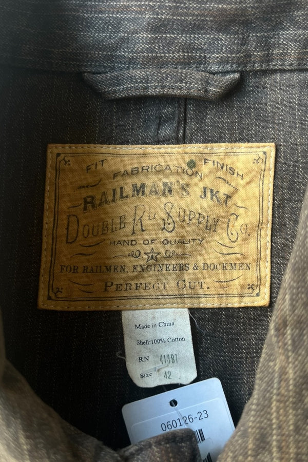 WORK JACKET / BROWN [SIZE: 42 USED]