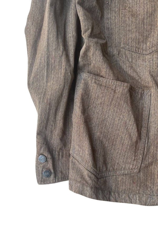WORK JACKET / BROWN [SIZE: 42 USED]