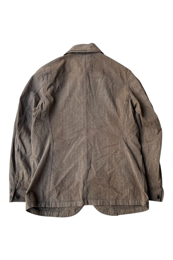 WORK JACKET / BROWN [SIZE: 42 USED]