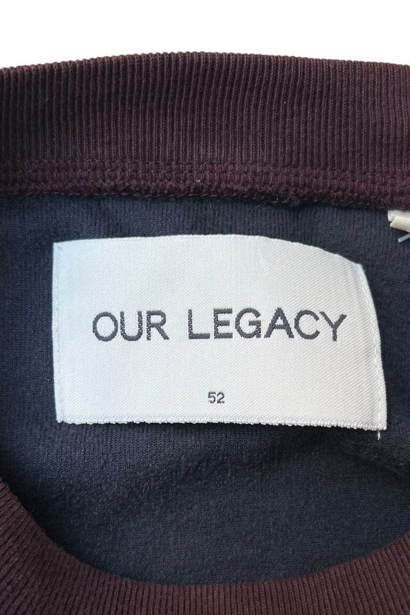 MADE IN PORTUGAL RAGRAN SLEEVE VALOR SWEATSHIRT / BLACK [SIZE: 52 USED]