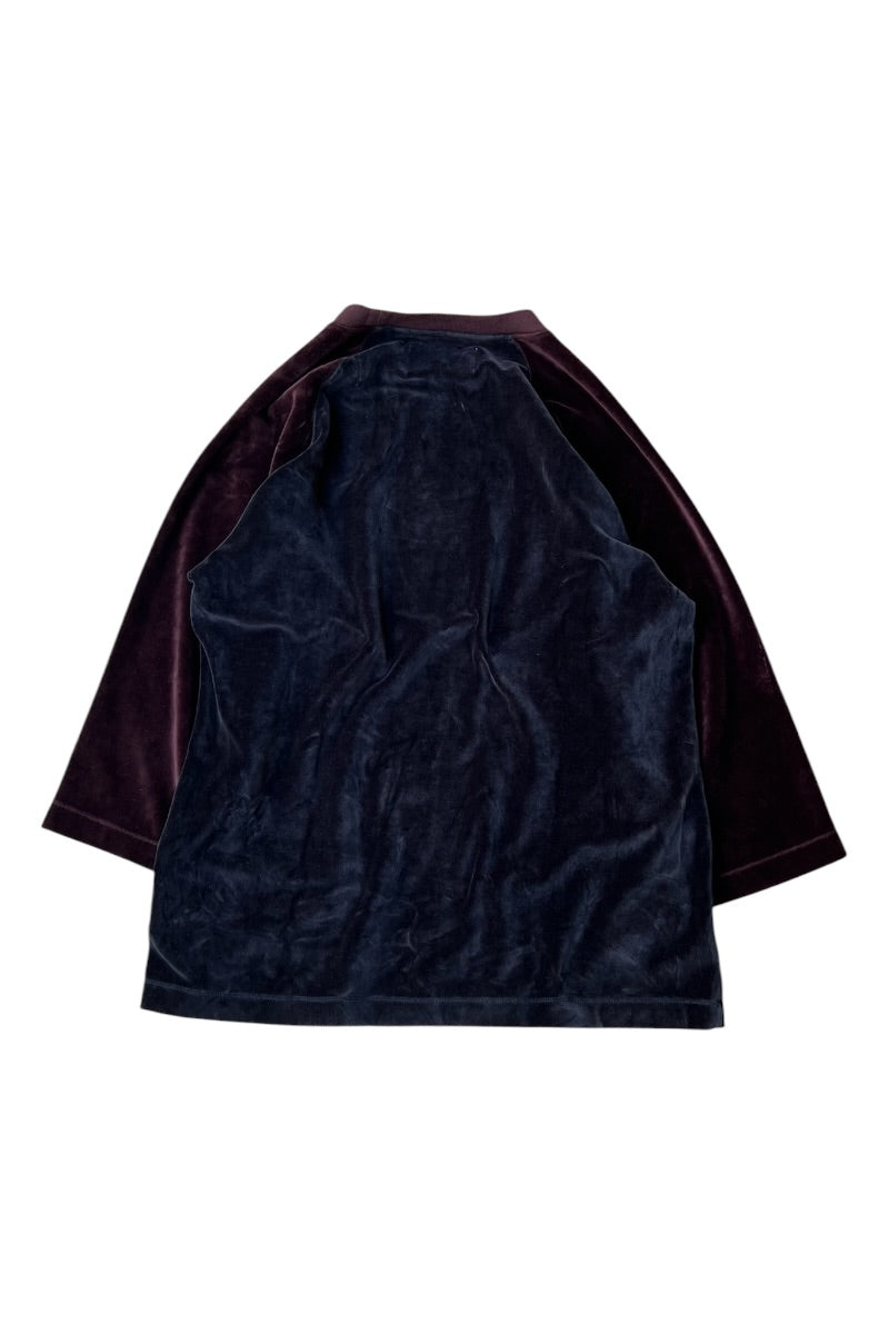 MADE IN PORTUGAL RAGRAN SLEEVE VALOR SWEATSHIRT / BLACK [SIZE: 52 USED]