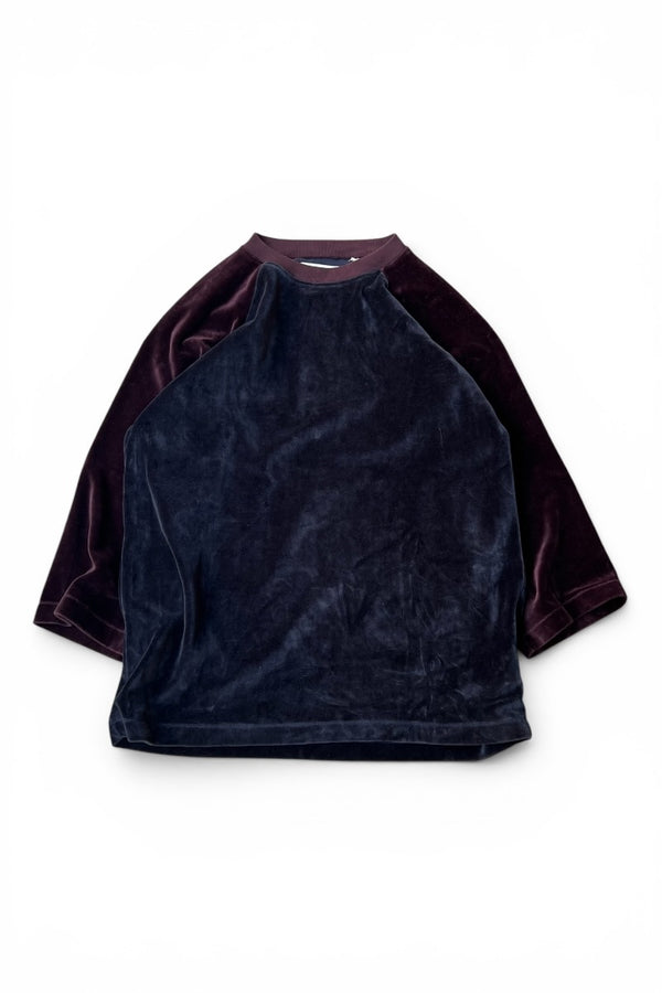 MADE IN PORTUGAL RAGRAN SLEEVE VALOR SWEATSHIRT / BLACK [SIZE: XL USED]