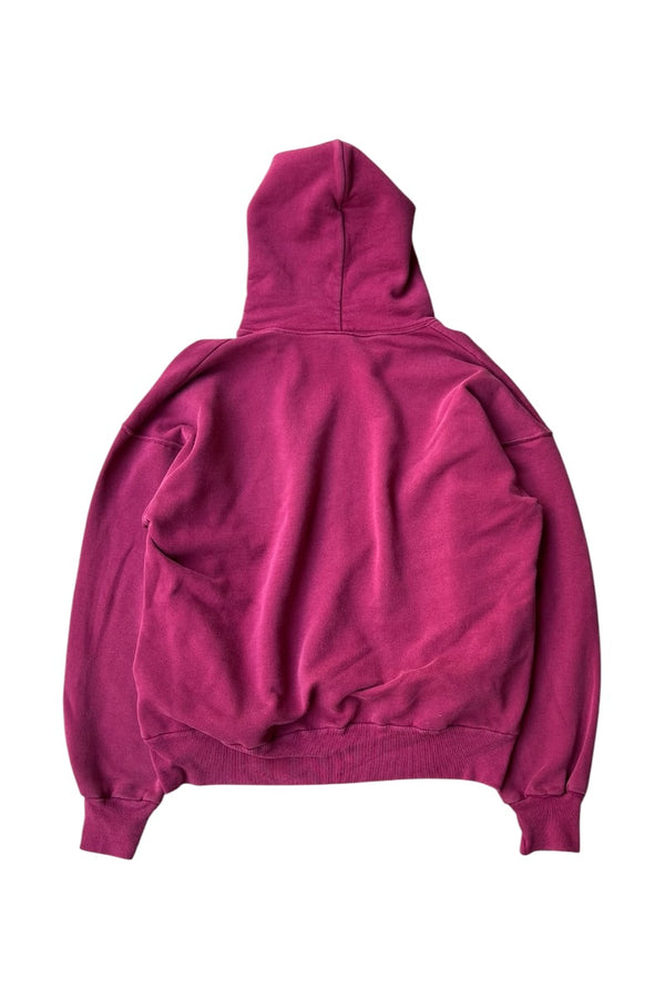 MADE IN USA 90'S HOODIE SWEATSHIRT / WINE [SIZE: L USED]