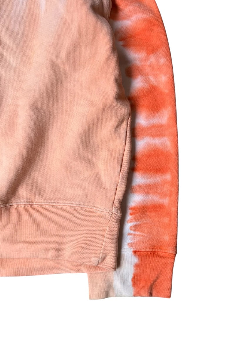 MADE IN USA TIE-DYE SWEATSHIRT / ORANGE [SIZE: L USED]