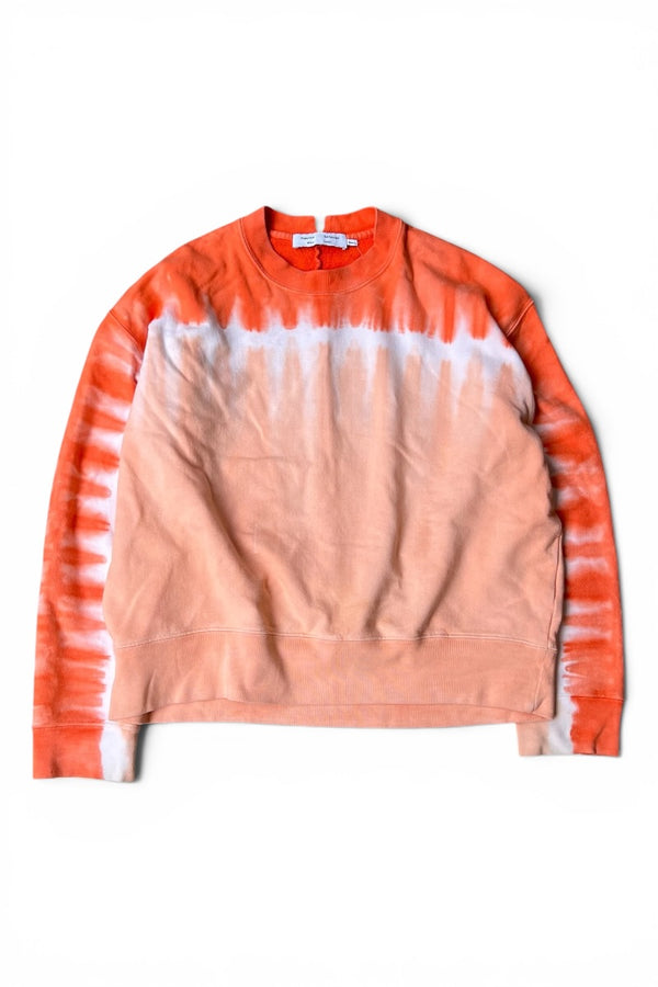 MADE IN USA TIE-DYE SWEATSHIRT / ORANGE [SIZE: L USED]