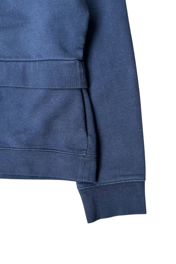 MADE IN PORTUGAL 14AW LAYERED CREWNECK SWEATSHIRT / NAVY [SIZE: M USED]