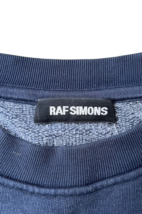 MADE IN PORTUGAL 14AW LAYERED CREWNECK SWEATSHIRT / NAVY [SIZE: M USED]