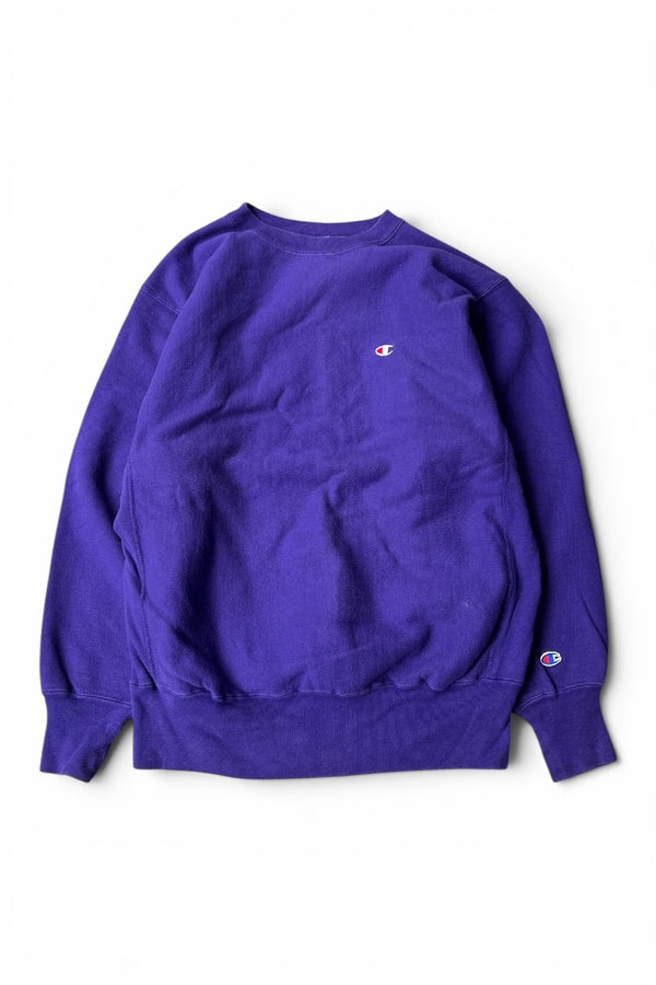 MADE IN USA 90'S REVERSE WEAVE SWEATSHIRT / PURPLE [SIZE: XL USED]