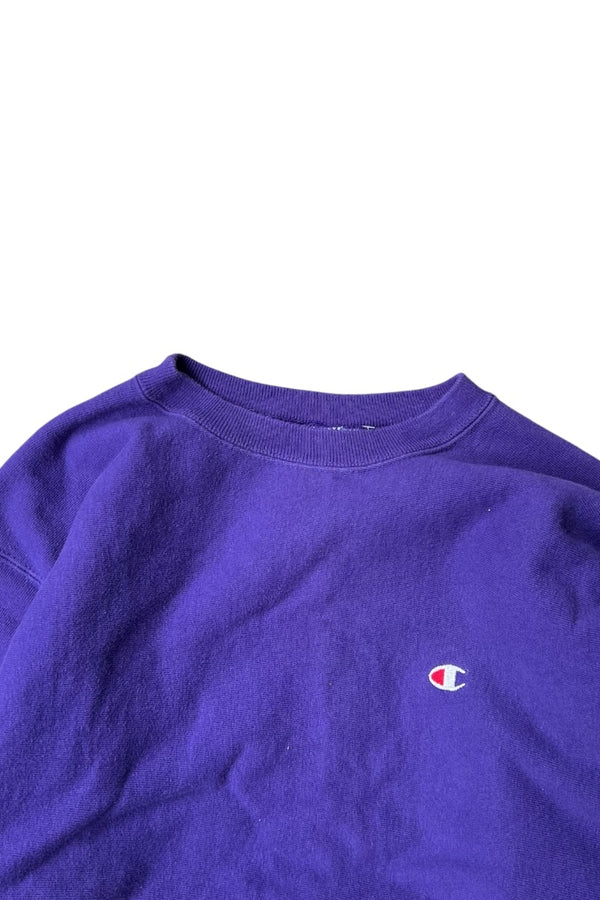 MADE IN USA 90'S REVERSE WEAVE SWEATSHIRT / PURPLE [SIZE: XL USED]