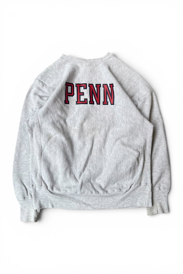 MADE IN USA 90'S PENN STATE UNIVERSITY REVERSE WEAVE SWEATSHIRT / GRAY [SIZE: XL USED]