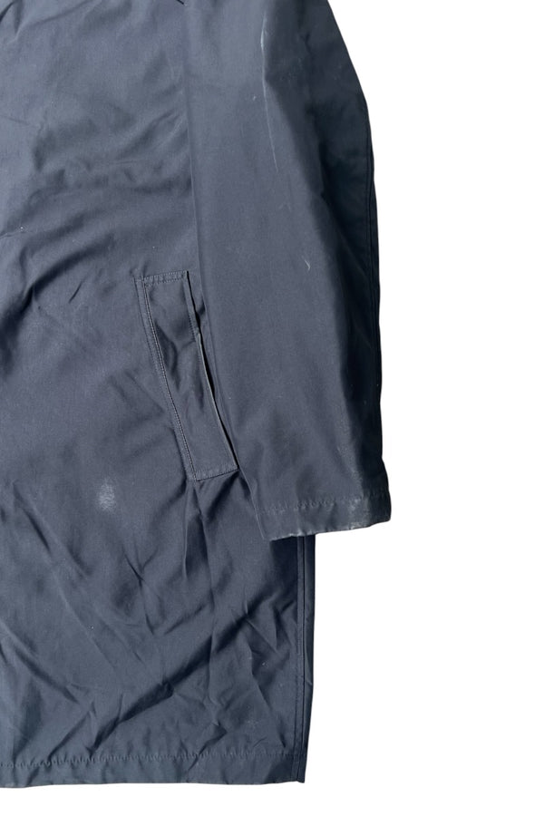 Y2K EARLY 00'S NYLON COAT W/QUITING LINER / BLACK [SIZE: L USED]