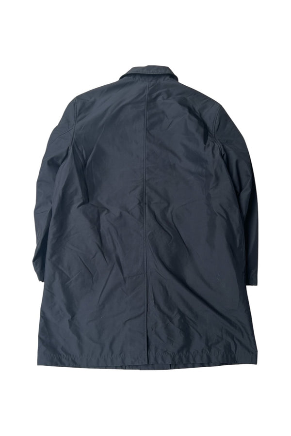 Y2K EARLY 00'S NYLON COAT W/QUITING LINER / BLACK [SIZE: L USED]