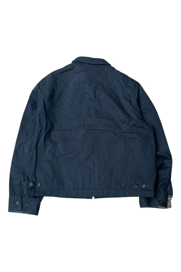 90'S ZIP UP JACKET / BLACK [SIZE: XL USED]