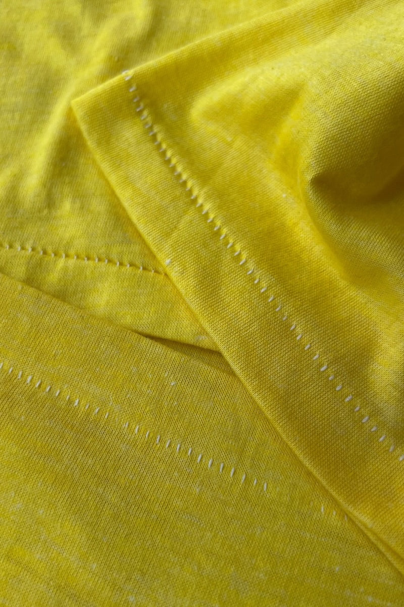 83'S MARATHON T-SHIRT / YELLOW [SIZE: M USED]