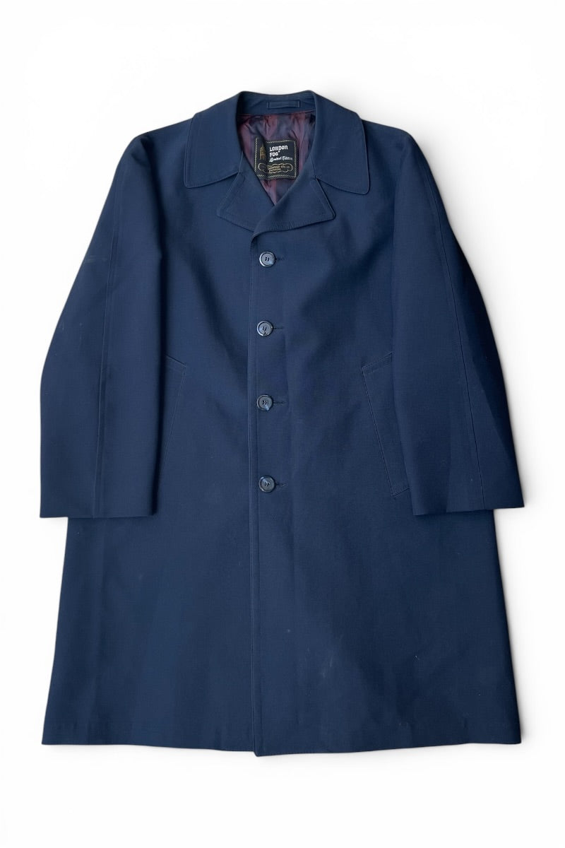 70'S LIMITED EDITION MAGNIN BALMACAAN COAT W/UNION TICKET / BLACK [SIZE: 42 USED]