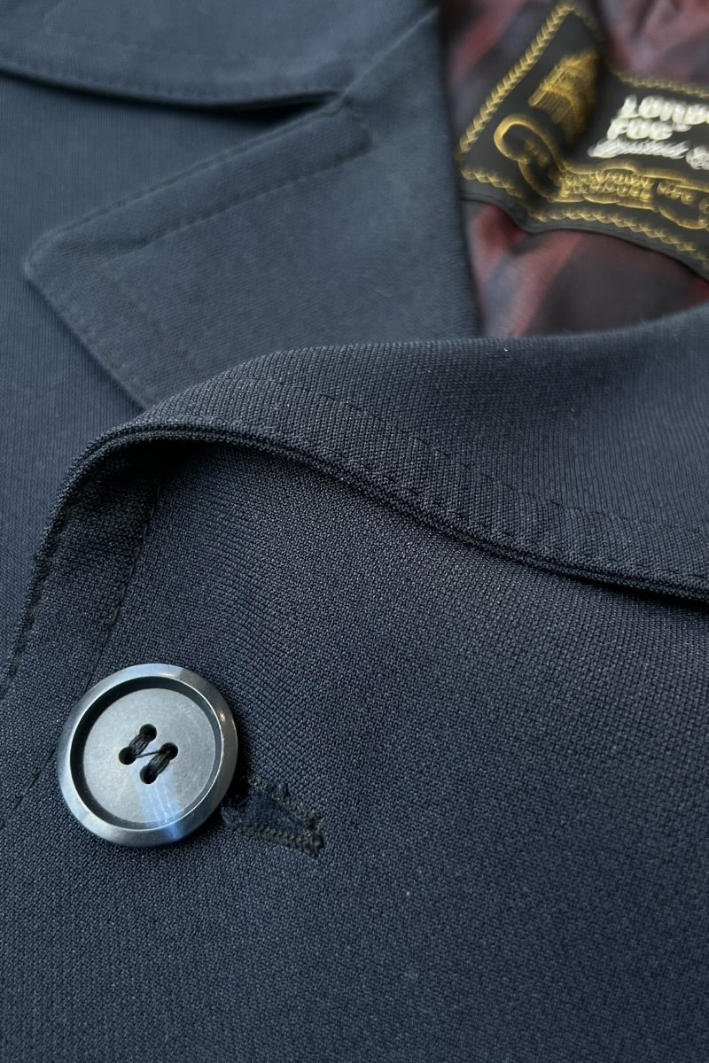 70'S LIMITED EDITION MAGNIN BALMACAAN COAT W/UNION TICKET / BLACK [SIZE: 42 USED]