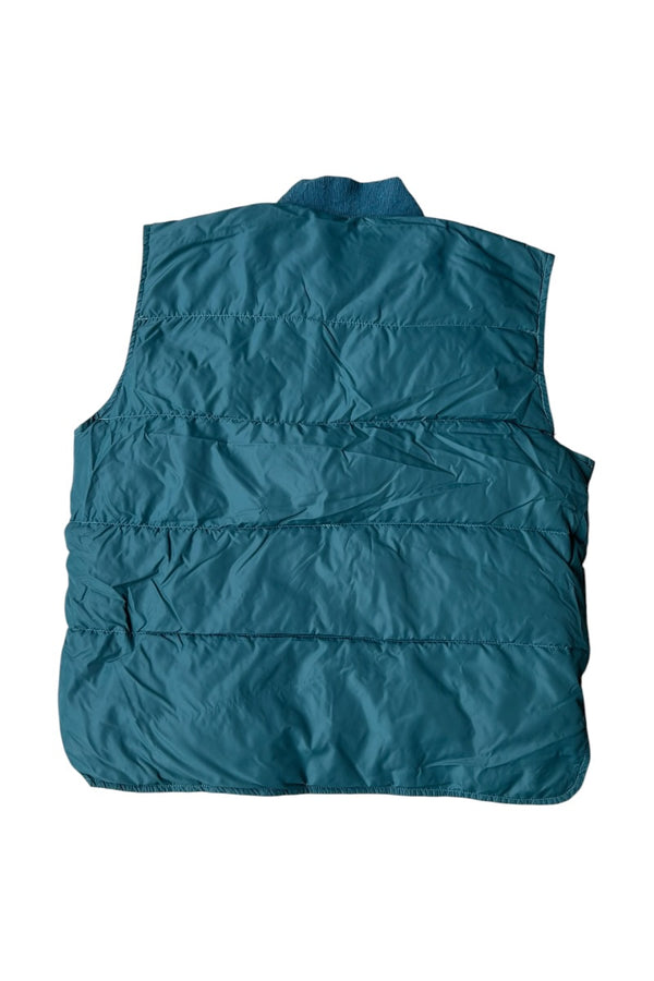 MADE IN USA 80-90'S DOWN VEST / GREEN [SIZE: M USED]