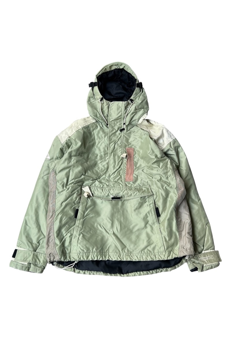 Y2K EARLY 00'S 3RD OUTER LAYER PULL OVER JAKCET / BEIGE [SIZE: L USED]