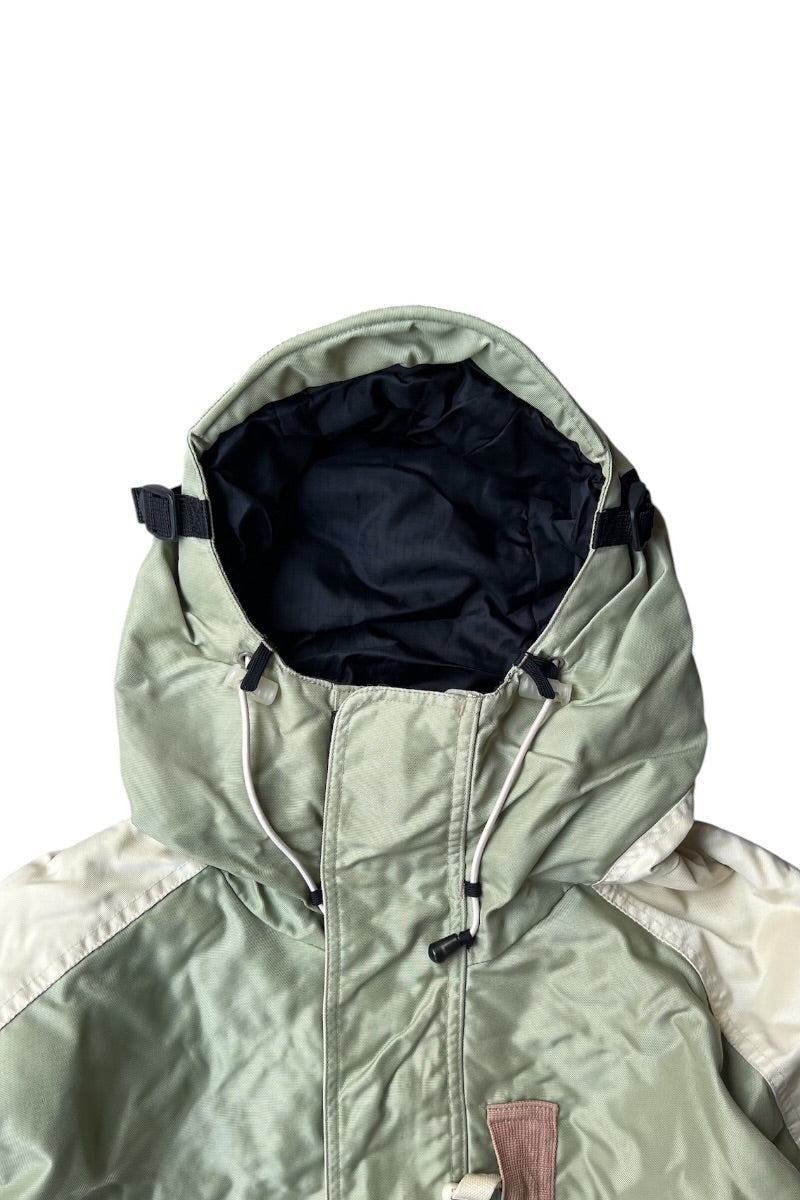 Y2K EARLY 00'S 3RD OUTER LAYER PULL OVER JAKCET / BEIGE [SIZE: L USED]