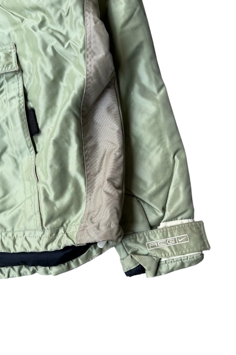 Y2K EARLY 00'S 3RD OUTER LAYER PULL OVER JAKCET / BEIGE [SIZE: L USED]