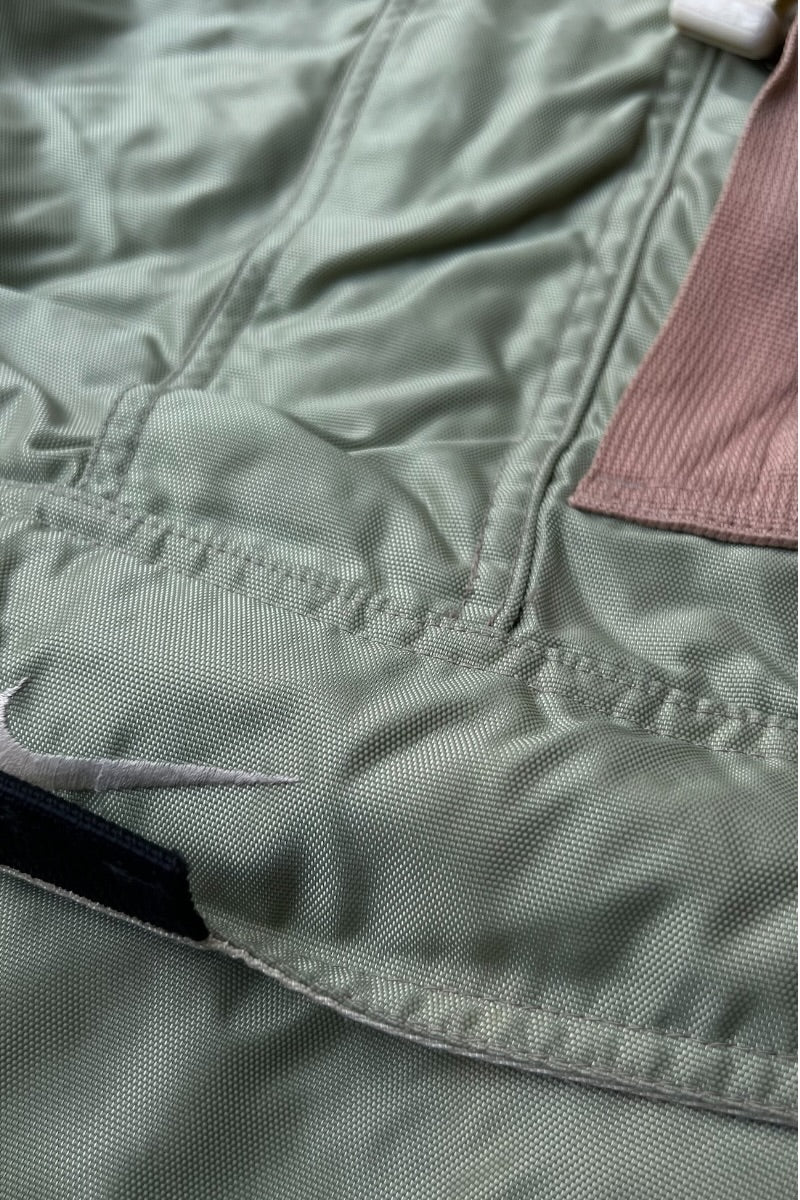 Y2K EARLY 00'S 3RD OUTER LAYER PULL OVER JAKCET / BEIGE [SIZE: L USED]