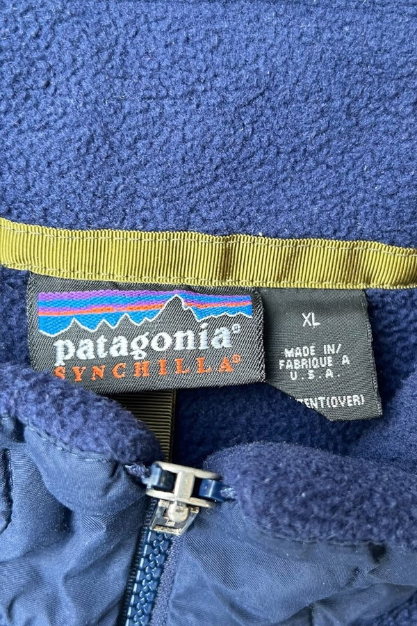 MADE IN USA 99'S ZIP FLEECE JACKET / NAVY [SIZE: XL USED]