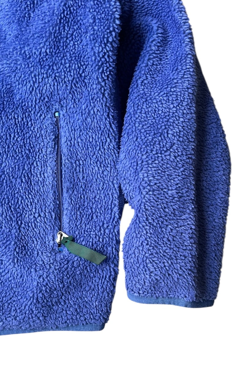 MADE IN USA 97'S RETRO CARDIGAN ZIP FLEECE JACKET / BLUE [SIZE: L USED]